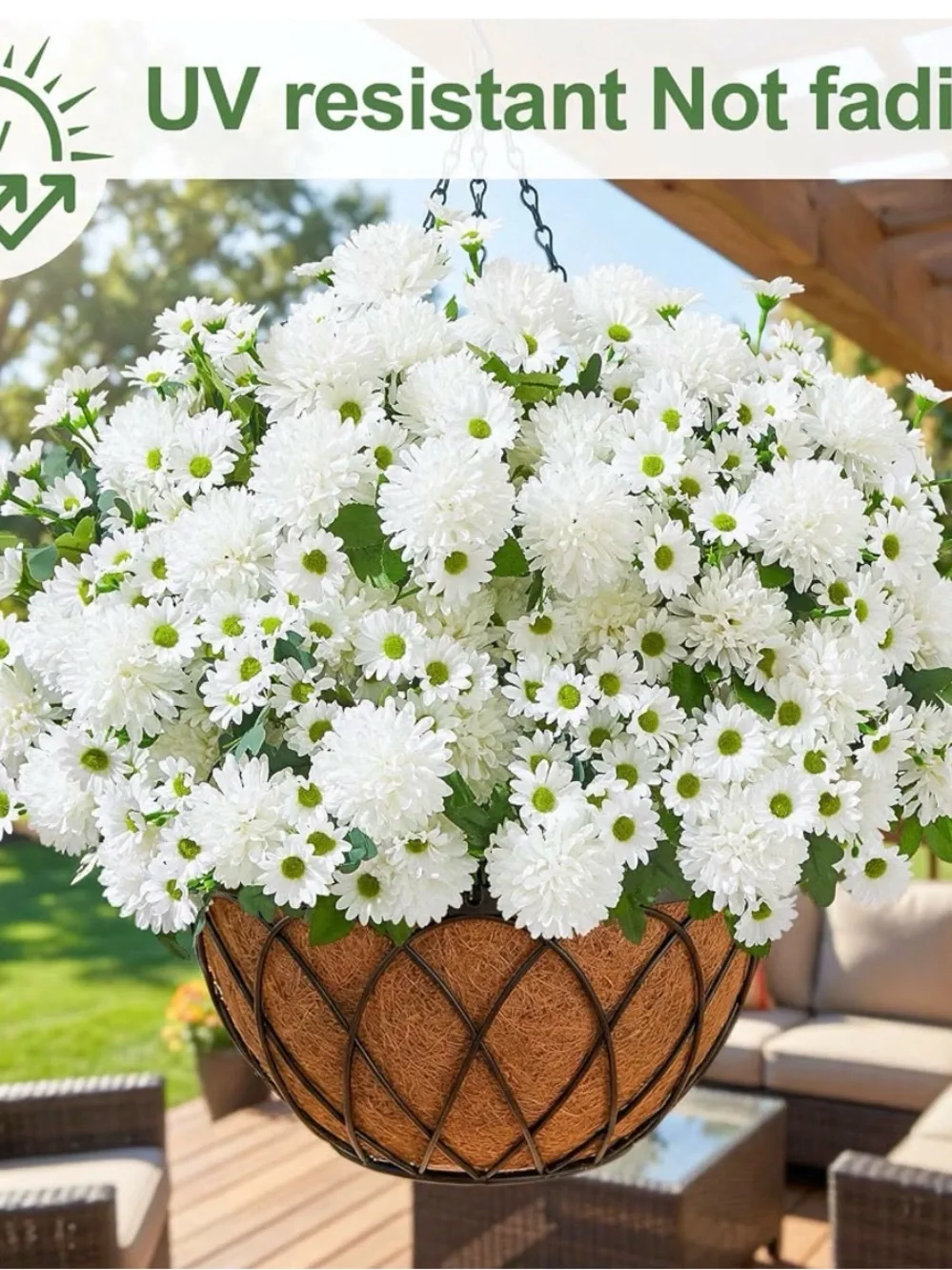 White Faux Daisy & Chrysanthemum Bouquet